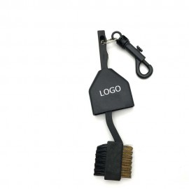 Golf Club Cleaning Brush with Case Protection with Logo  Golf Club Cleaning Brush with Case Protection with Logo