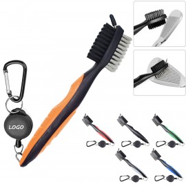 Golf Club Double Sided Cleaning Brush with Logo