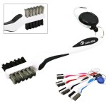 Personalized Double-Faced Golf Club Cleaning Tool