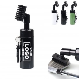 Logo Branded Portable Golf Club Cleaner Spray Brush
