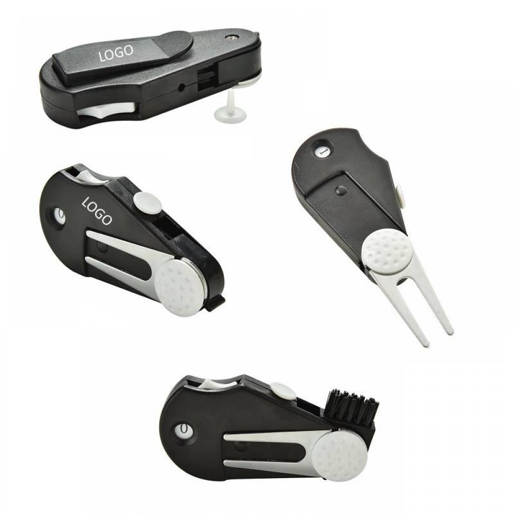 Promotional 5-in-1 Golf Tool, Plastic Golf Divot Repair Tool Promotional 5-in-1 Golf Tool, Plastic Golf Divot Repair Tool