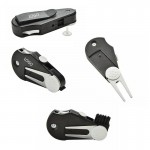 Promotional 5-in-1 Golf Tool, Plastic Golf Divot Repair Tool