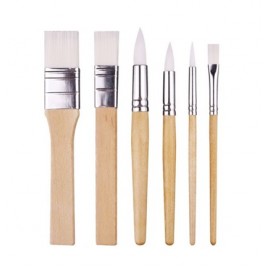Watercolor Paint Brush Set with Logo