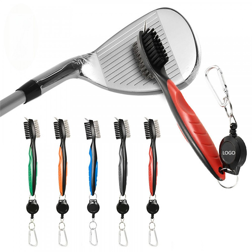Golf Club Brush and Club Groove Cleaner with Logo