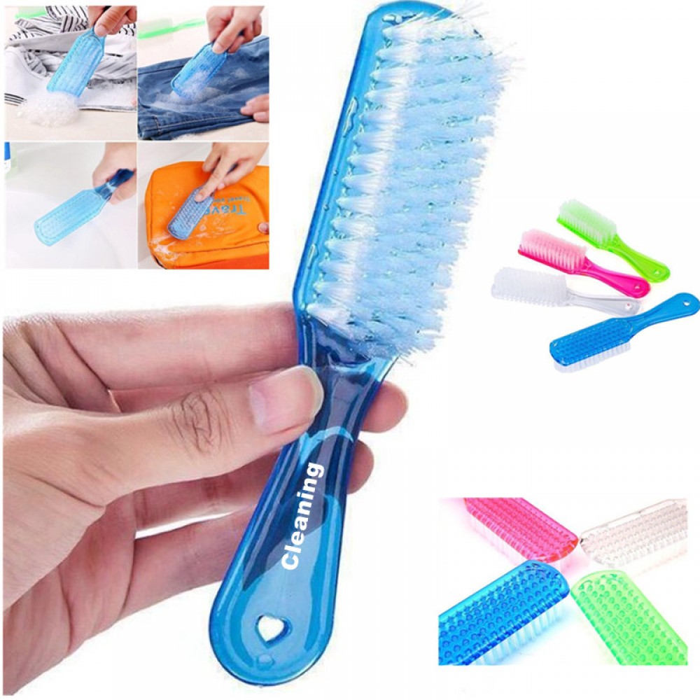 Logo Printed Household Laundry Plastic Handle Shoe Brush Logo Printed Household Laundry Plastic Handle Shoe Brush
