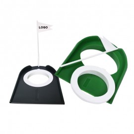 Indoor Plastic Golf Putting Cup and Flag Golf Hole Training with Logo