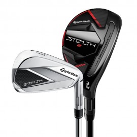 TaylorMade Stealth 2 Steel Combo Irons with Logo