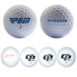 Logo Printed Golf Ball - White Golf Balls