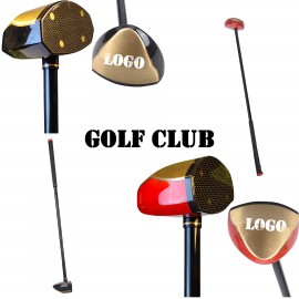 Personalized Sapele Maple Copper Golf Club With Carbon Fiber Head