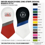 Leather Driver Golf Club Headcover Your Logo Embroidered with Logo