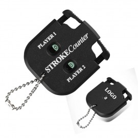 Golf Stroke Score Counter with Logo  Golf Stroke Score Counter with Logo