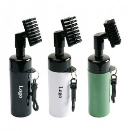 Golf Cleaning Brush Water Bottle with Logo