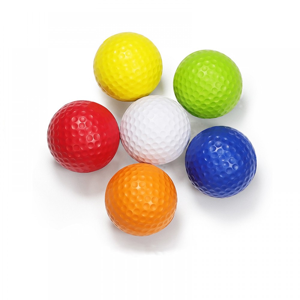 Logo Branded 2.5'' Golf Ball Stress Reliever