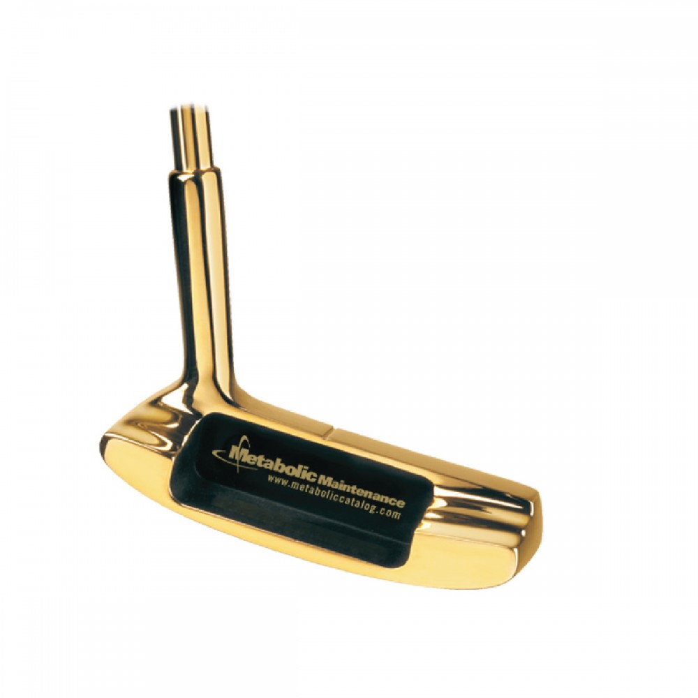 Executive Gold Plated Putter with Logo