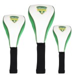Embroidered Tour Fit Golf Head Covers (set of 3) w/ Free Shipping with Logo