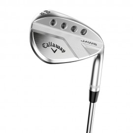 Callaway JAWS Full Toe Raw Face Chrome Wedge with Logo  Callaway JAWS Full Toe Raw Face Chrome Wedge with Logo
