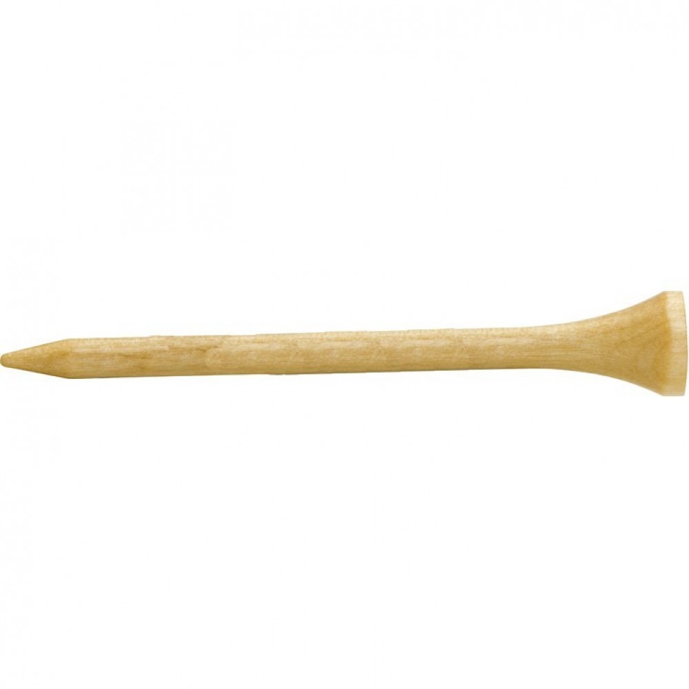 Wood Golf Tees 2-3/4" with Logo Wood Golf Tees 2-3/4" with Logo