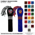 Knit Wool Fairway Golf Club Headcover Your Logo Embroidered with Logo