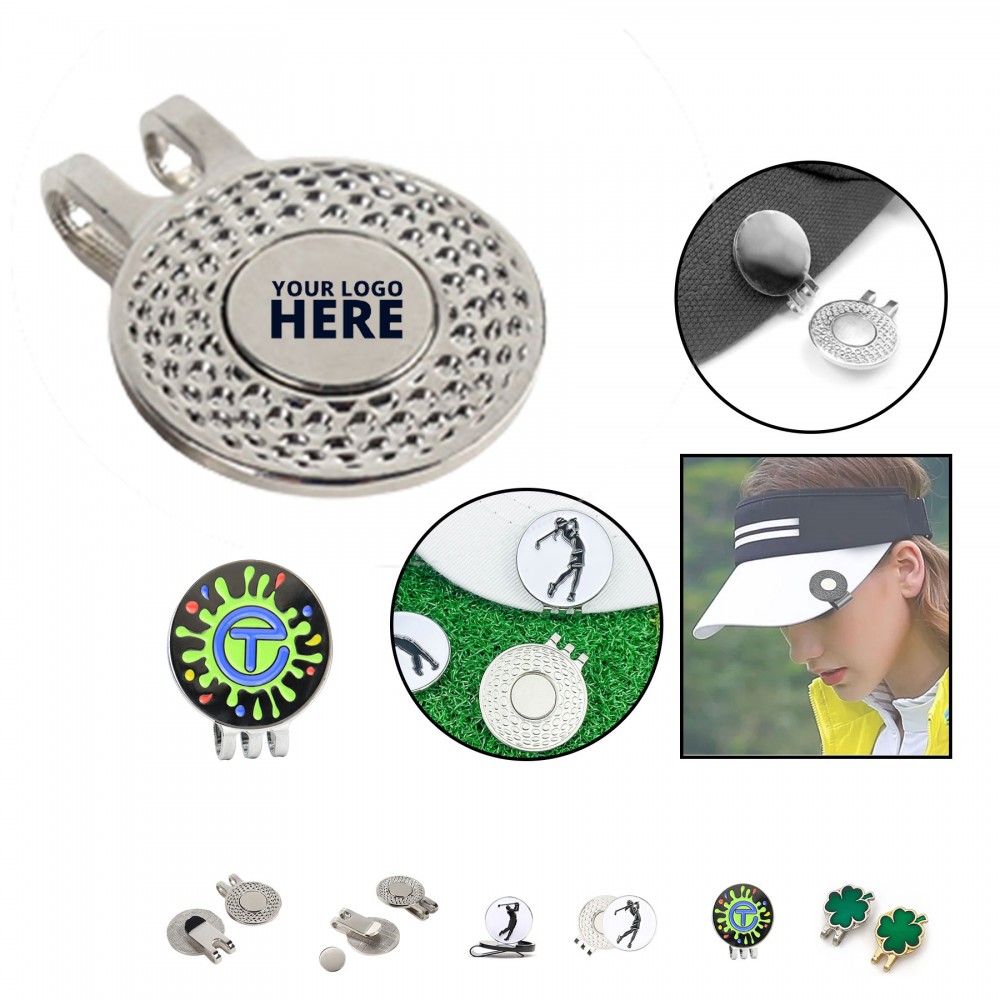 Customized Golf Ball Marker Hat Clip