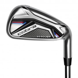 Cobra AEROJET Steel Irons with Logo