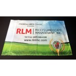 Personalized Golf Course Flag Custom - 300D Single Sided Print - Tube Sleeve.