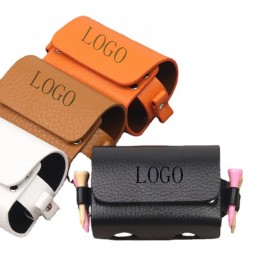 Portable PU Leather Golf Bag with Logo