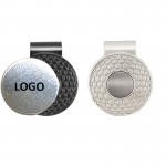 Magnetic Zinc Alloy Golf Hat Clip With Ball Marker with Logo