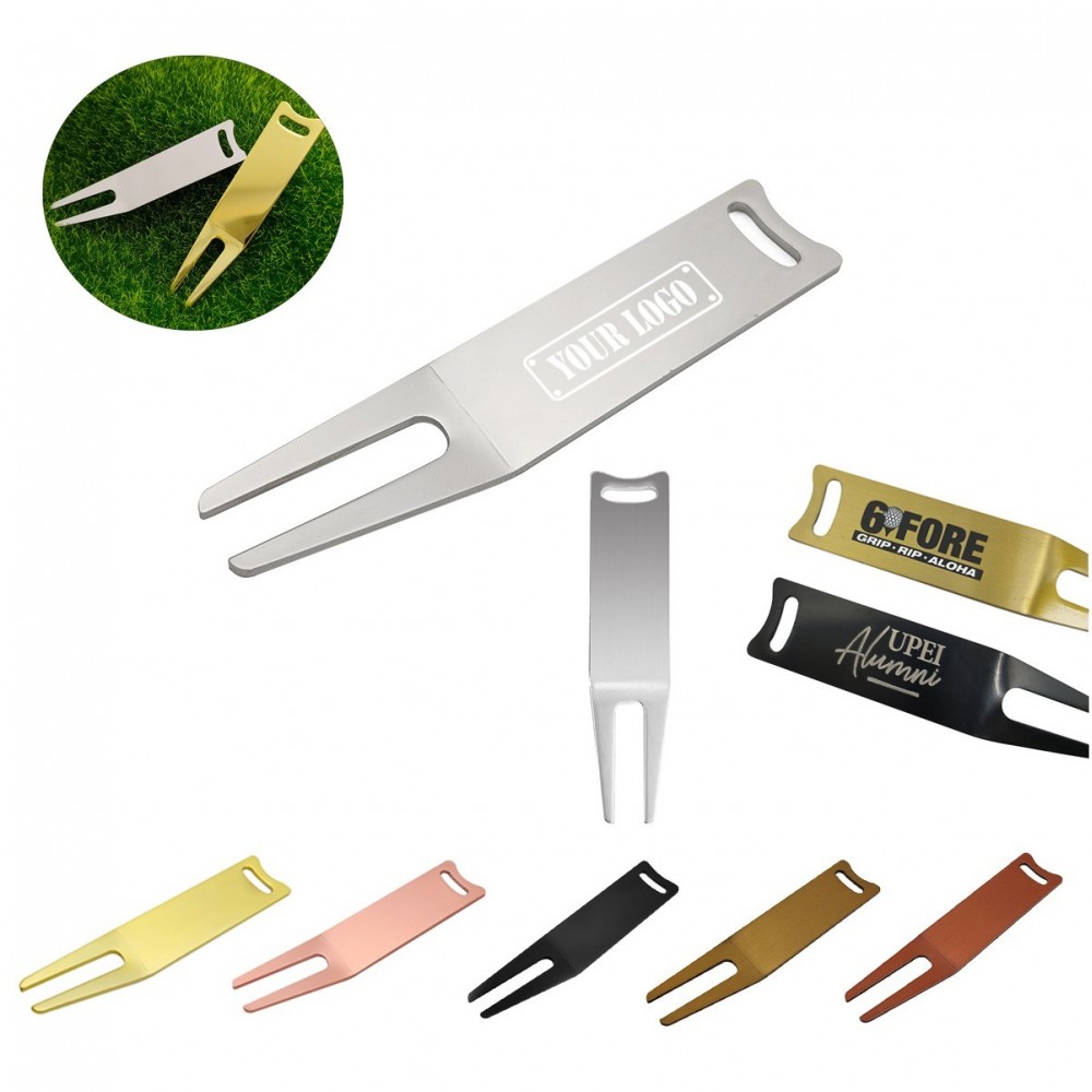 Metal Golf Divot Tool with Logo