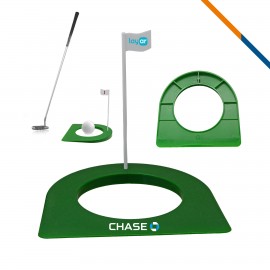 Logo Branded Green Putting Practice Hole  Logo Branded Green Putting Practice Hole