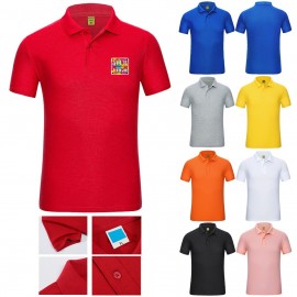 Classic Fit Short Sleeve Polo Shirt with Logo