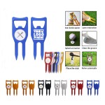 6-in-1 Premium Golf Divot Repair Tool With Ball Marker with Logo