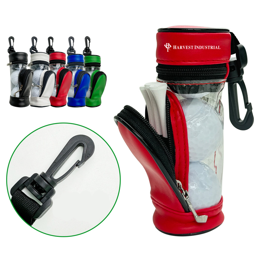 Mini PVC Golf Ball Pouch with Logo