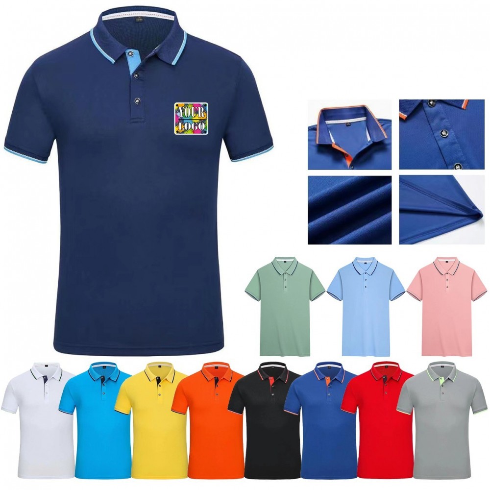Promotional Quick-Dry Short Sleeve Polo Shirt Promotional Quick-Dry Short Sleeve Polo Shirt
