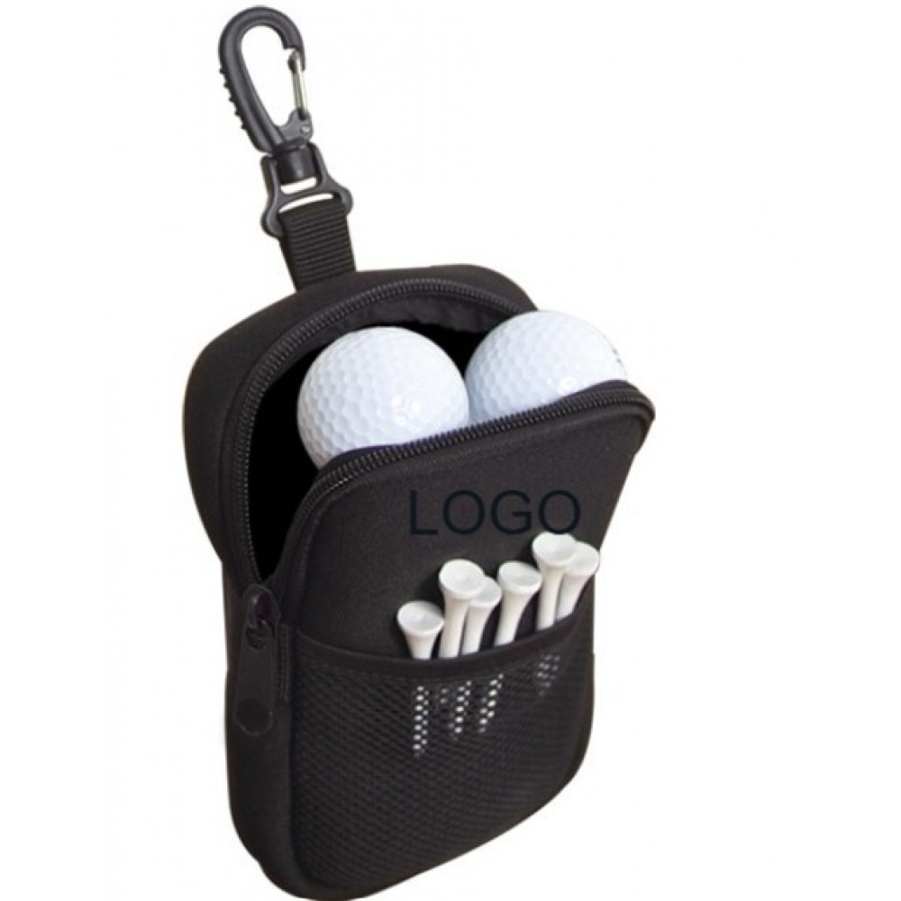 Neoprene Golf Accessories Pouch with Logo