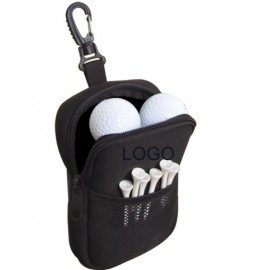 Neoprene Golf Accessories Pouch with Logo