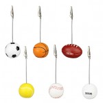 Sports Balls Clip Memo Holder with Logo