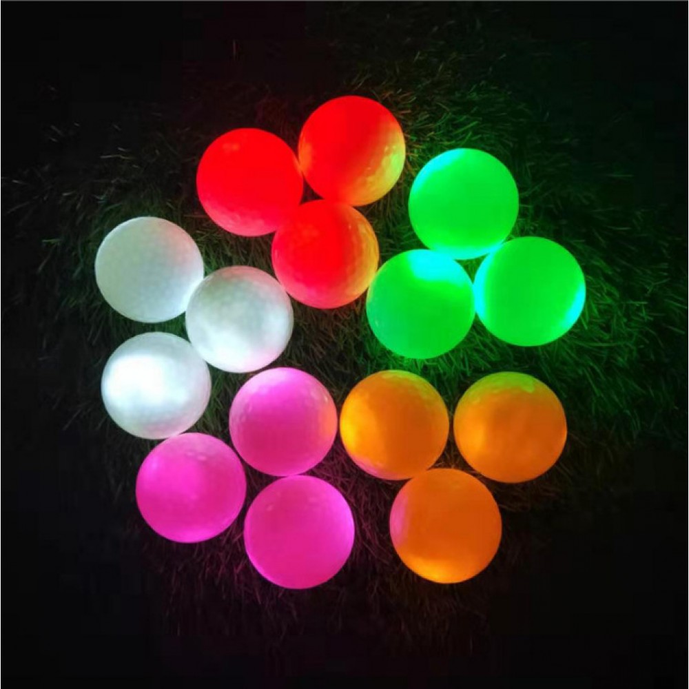 Personalized Light Up Colored Double-layer Training Golf Ball 392 Honeycombs