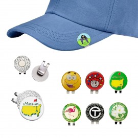 Magnetic Golf Ball Marker Hat Clip with Logo