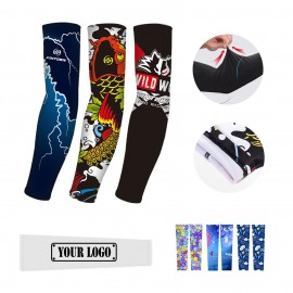 Cooling Sun Protection Arm Sleeve with Logo