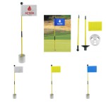 Personalized Golf Green Flag Hole Cup Set