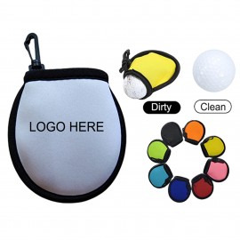 Promotional Portable Golf Ball Cleaning Bag