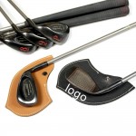 Logo Branded Leather Golf Club Cover Case