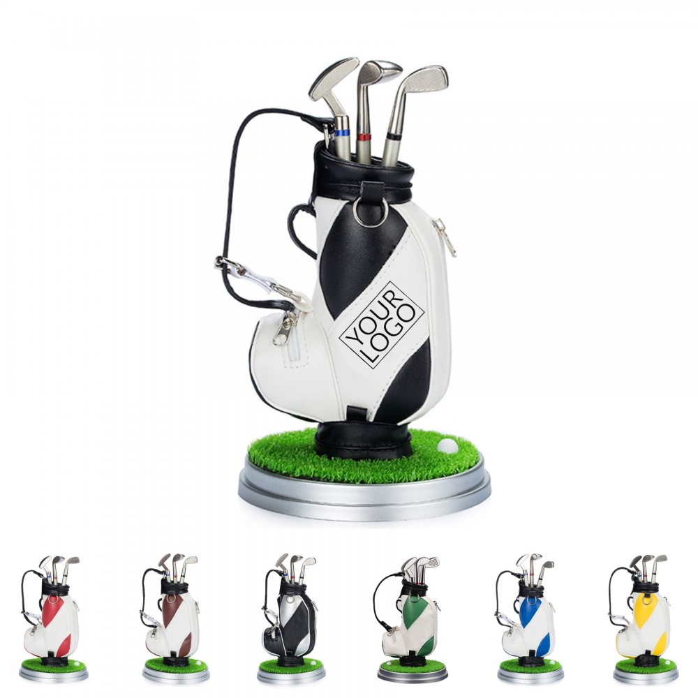Personalized Golf Pen Holder for Office Desk Decor Personalized Golf Pen Holder for Office Desk Decor
