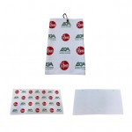 Customized Microfiber Golf Towel With Carabiner Clip
