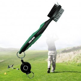 Personalized Golf Brush Cleaner with Keychain