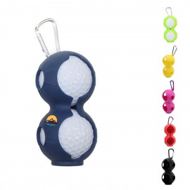 Customized Silicone Golf Ball Sleeve with carabiner