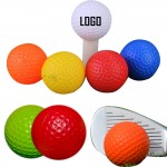 Logo Branded 1.7" PU Golf Practice Soft Training Balls