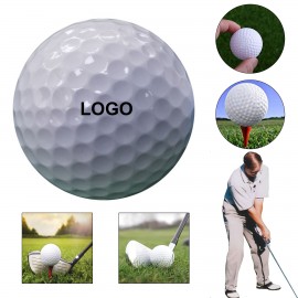 White Golf Ball with Logo