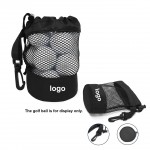 Personalized Nylon Mesh Golf Ball Bag