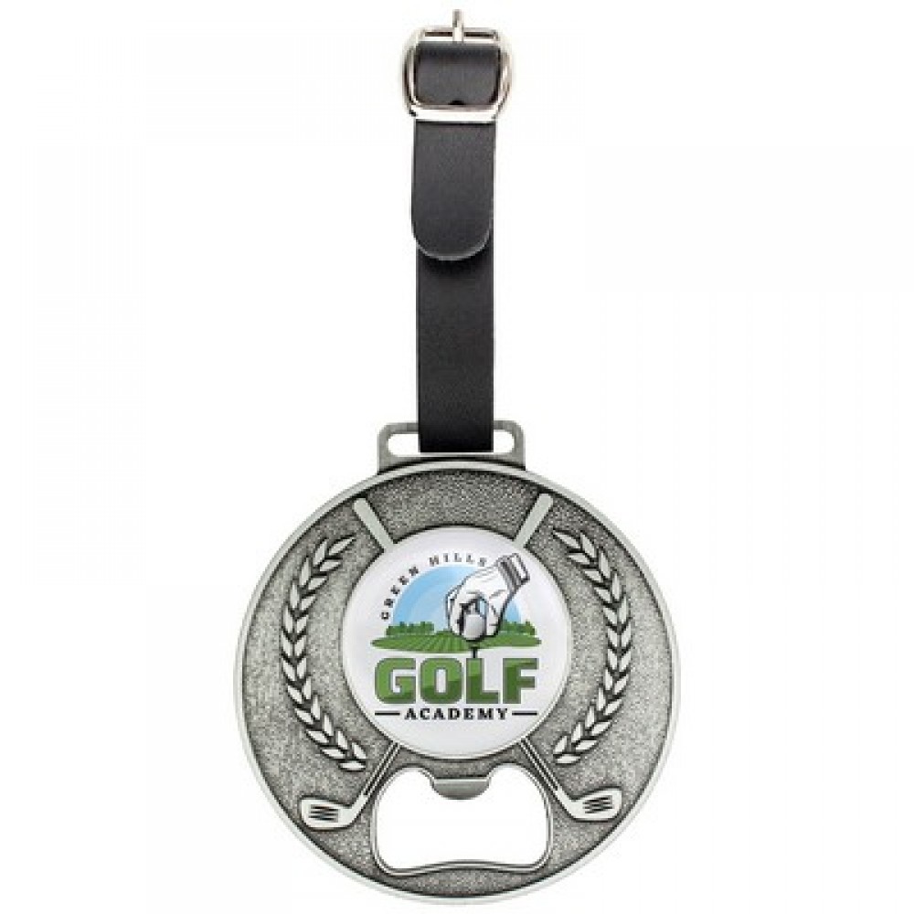 Golf Bag Tag Bottle Opener with Logo